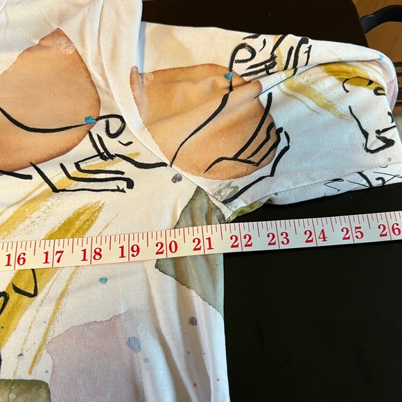 Women's Jess & Jane L 3/4 Sleeve Graphic Top - Picture 7 of 7